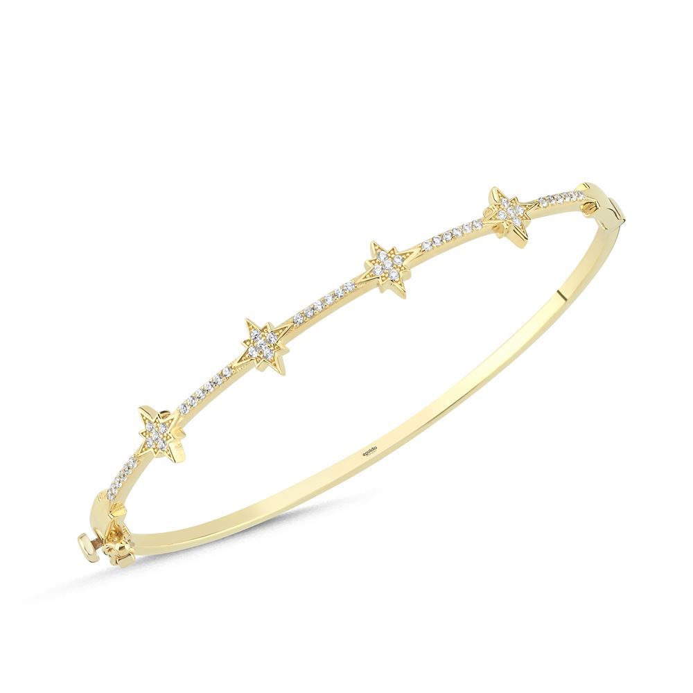 Kutup Yıldız Taşlı Kelepçe (6*5,5 Cm 0,20 Mm)