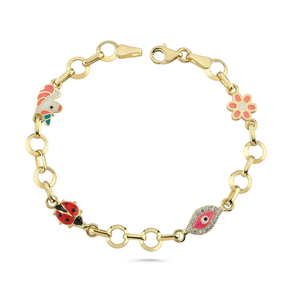 Papatya Nazar Unıcorn Çocuk Bileklik