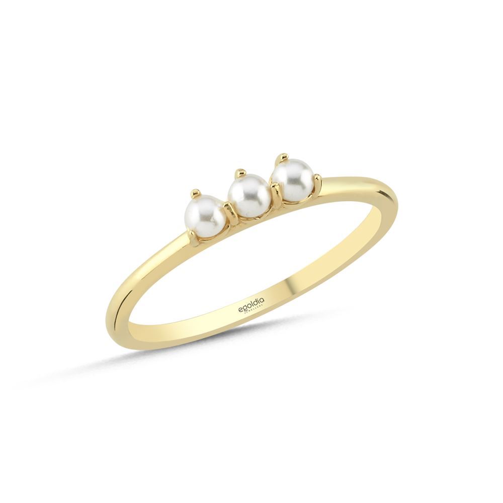 İnci Üçlü Yüzük