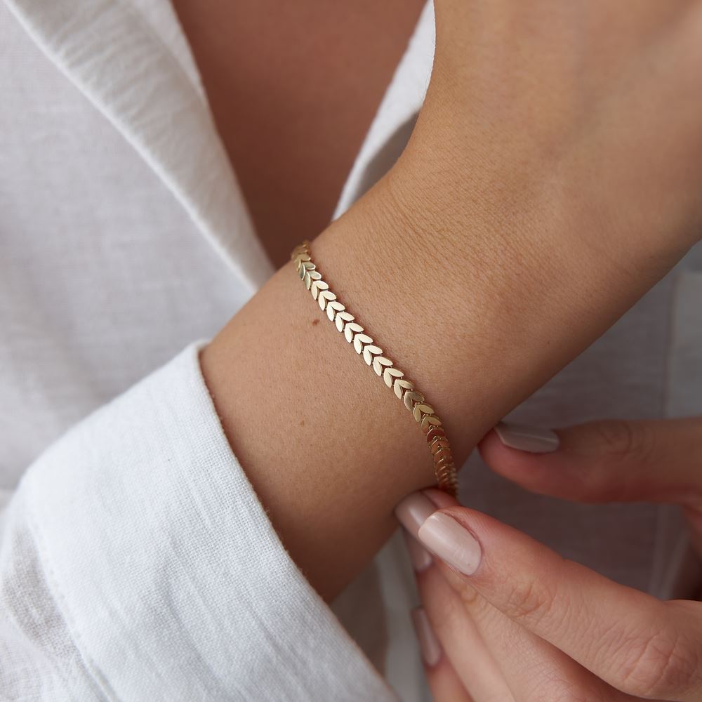 Buğday Altın Bileklik