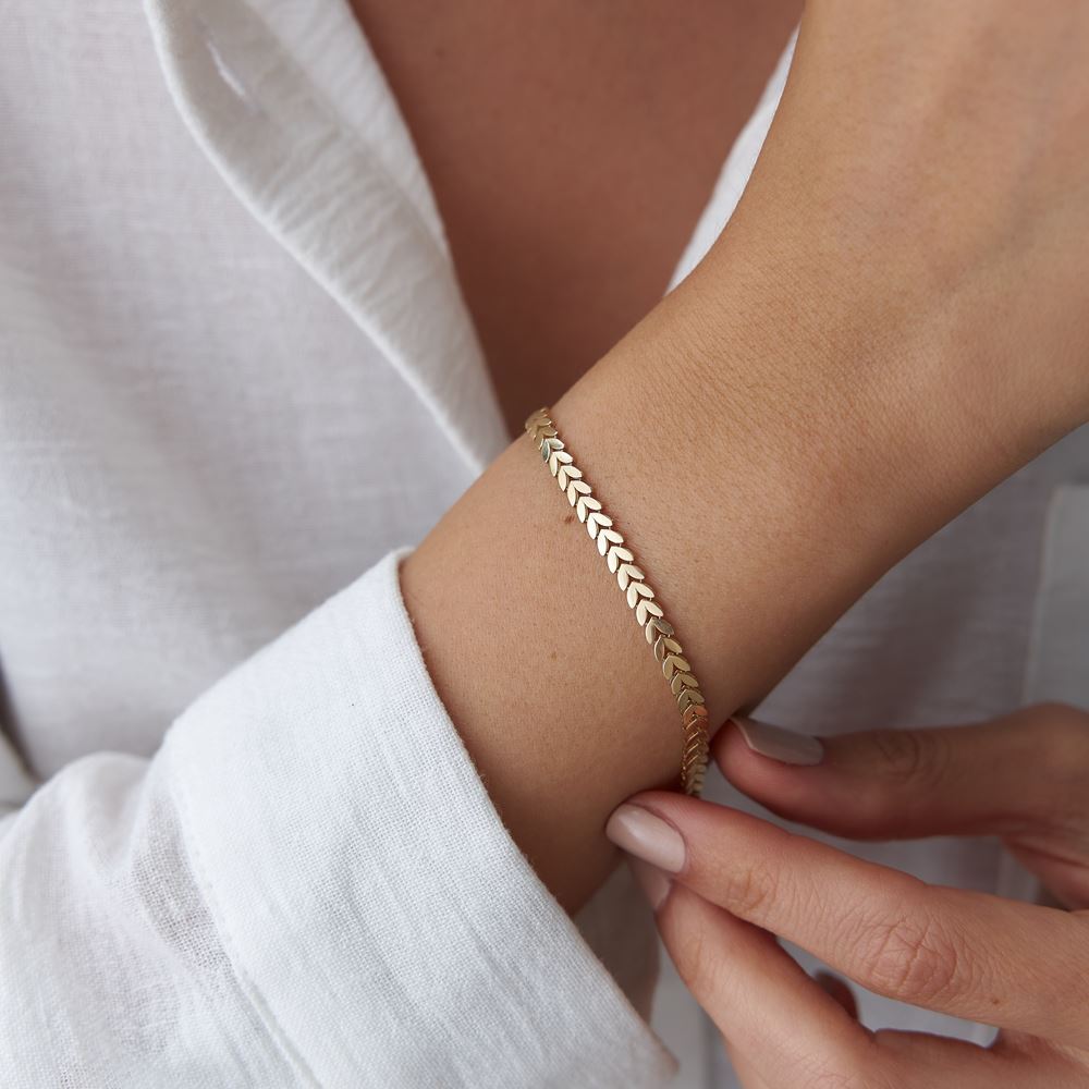 Buğday Altın Bileklik