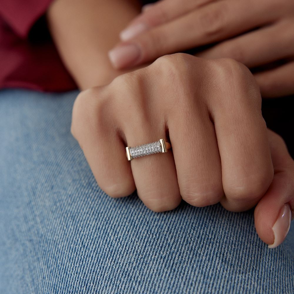 Beyaz Taşlı Mavi Taşlı Yassı Tasarım Baget