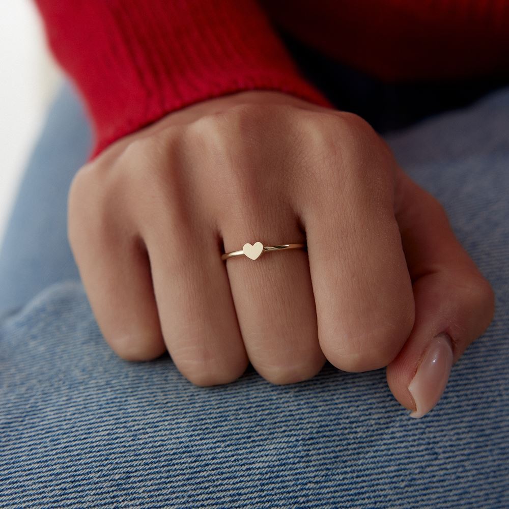 Kalp Tasarım Yüzük