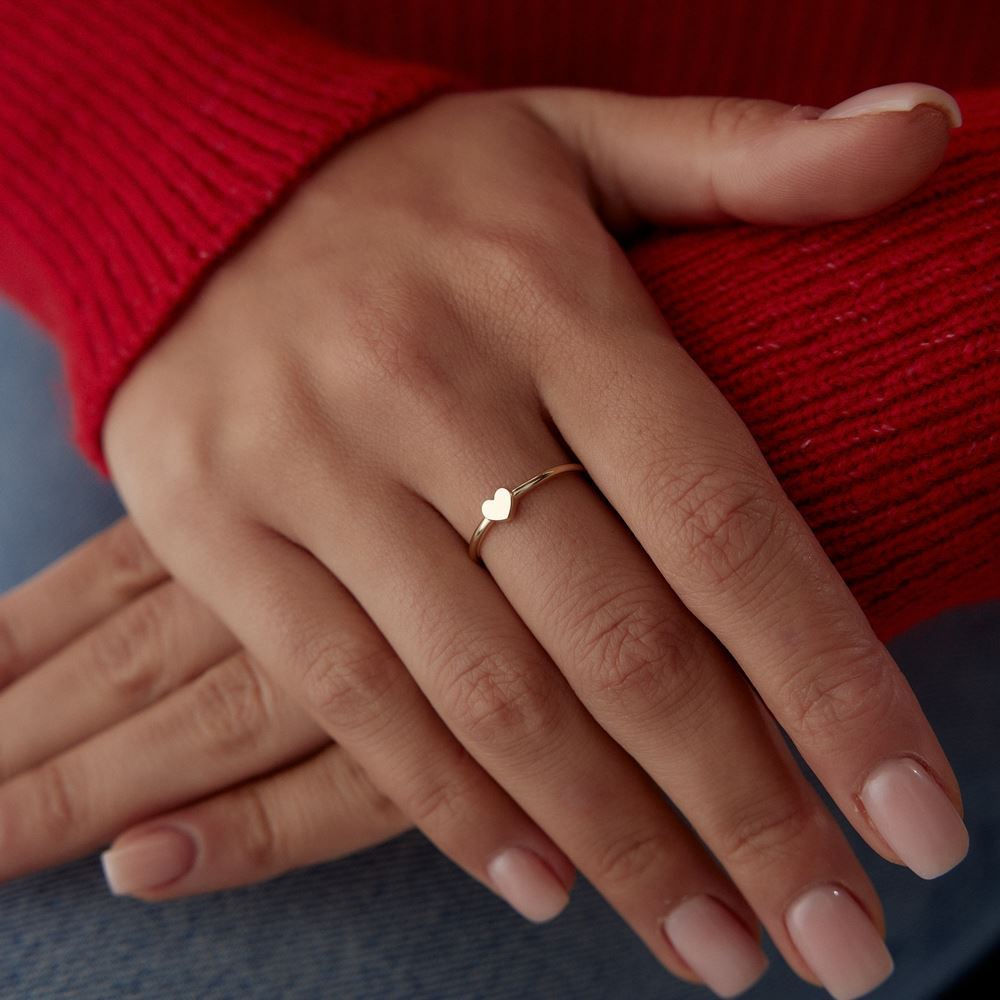 Kalp Tasarım Yüzük