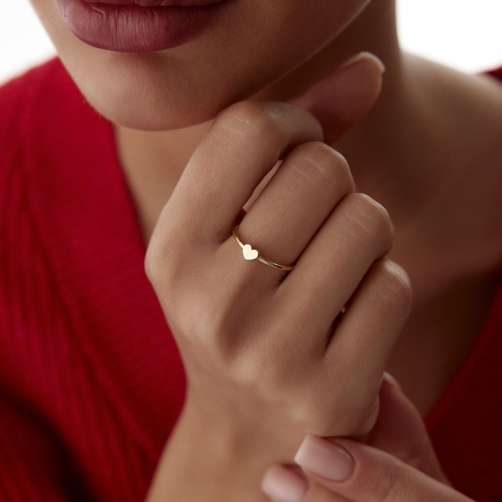 Kalp Tasarım Yüzük