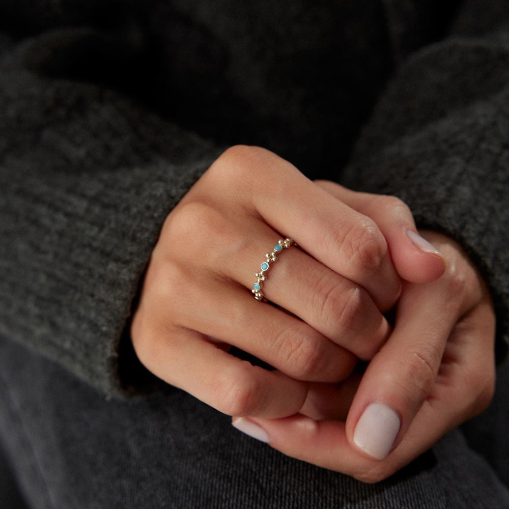 Firuze Taşlı Yüzük