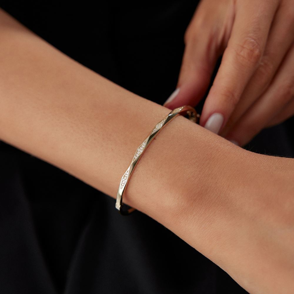 Tasarım Taşlı Kelepçe