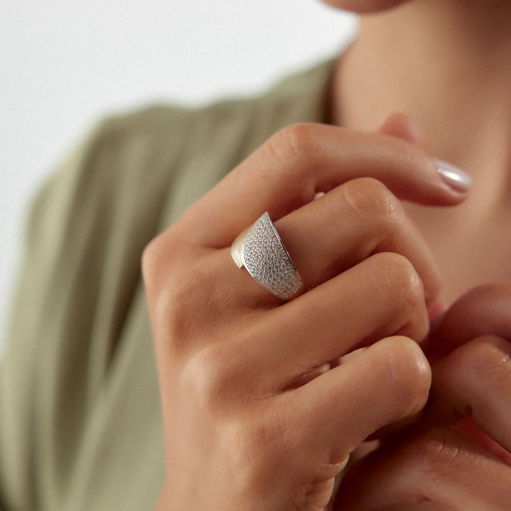 Kalemli Taşlı Yüzük