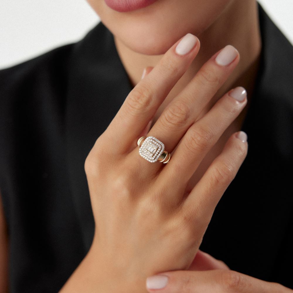 Baget Altın Yüzük