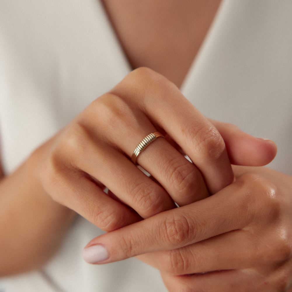 Boğumlu Tasarım Yüzük