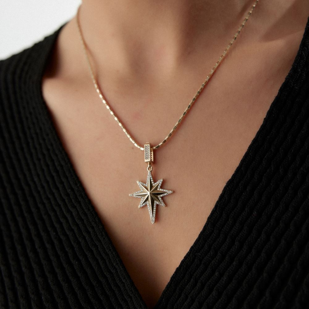 Kutup Yıldızı Kolye Ucu