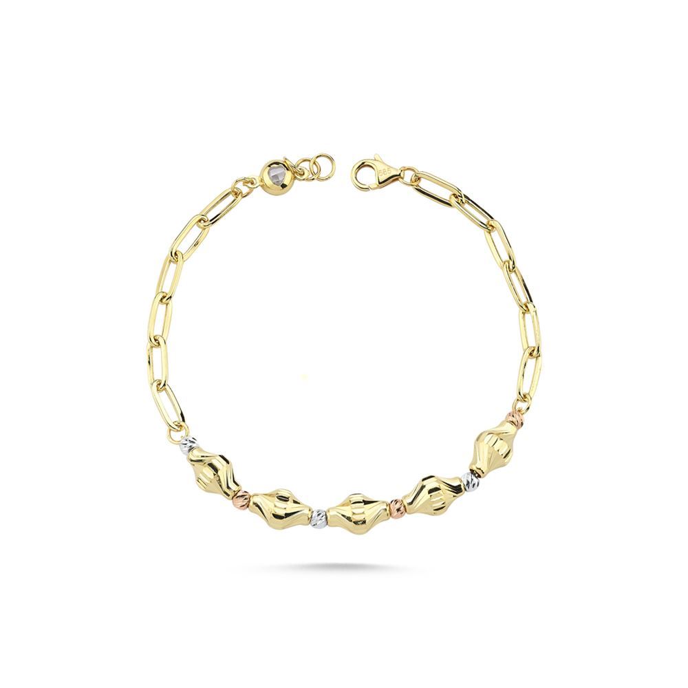 Silindir Dorika Kalemli İki Renk Bileklik