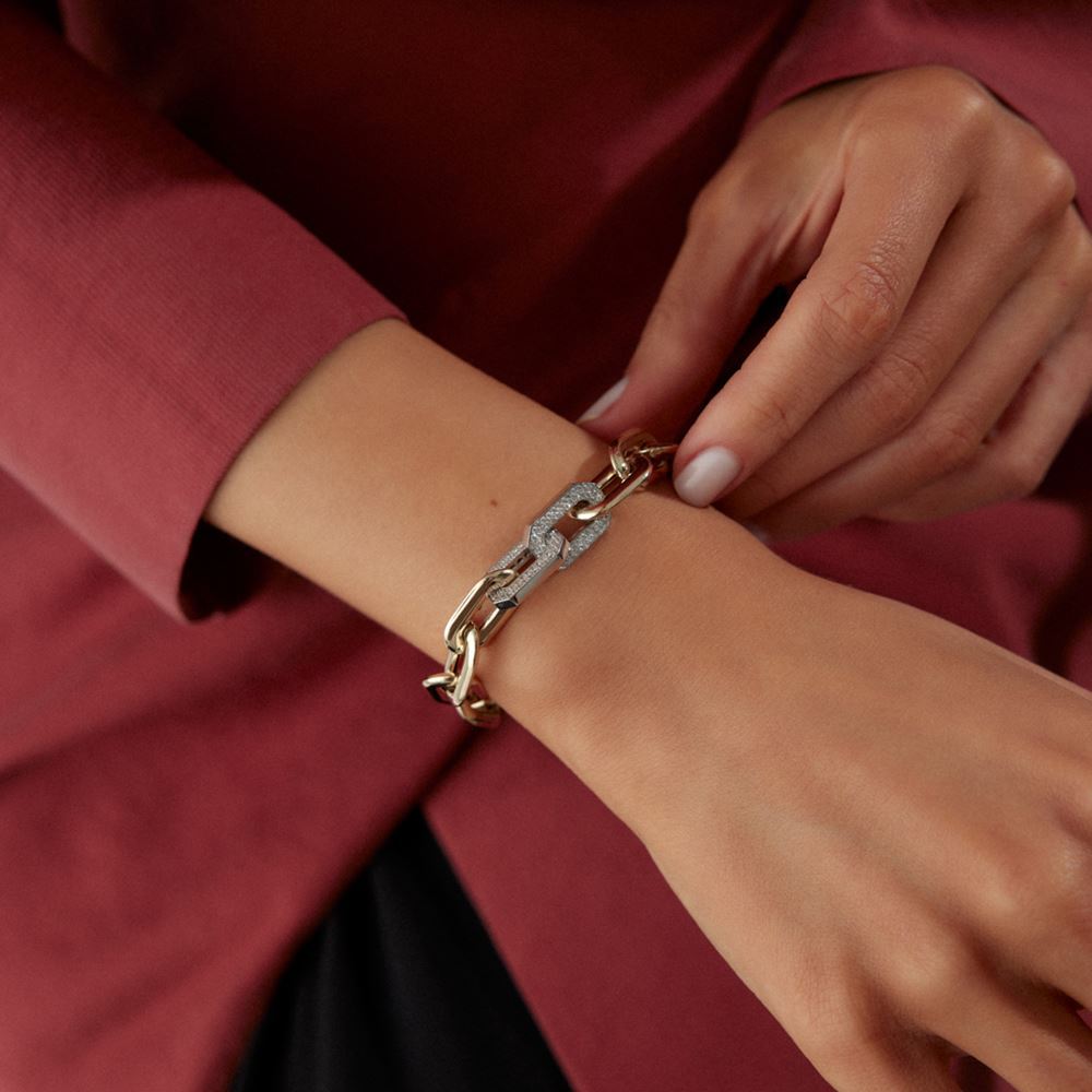 Desenli Taşlı Bileklik