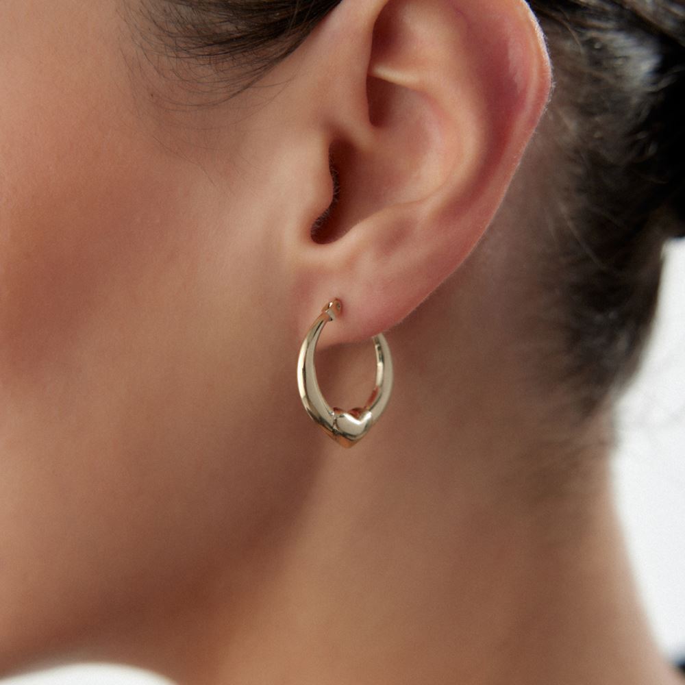 Kalpli Sade Halka Küpe