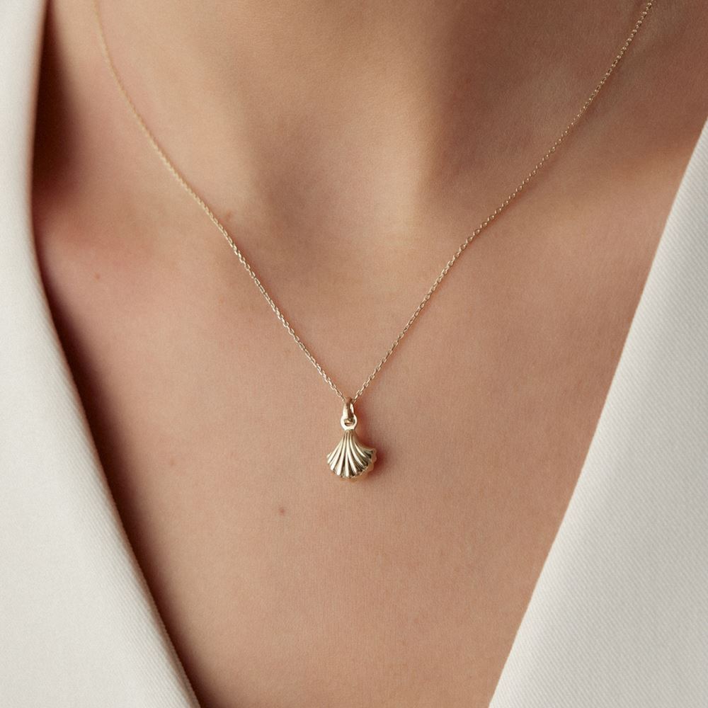 İstiridye Tasarım Kolye