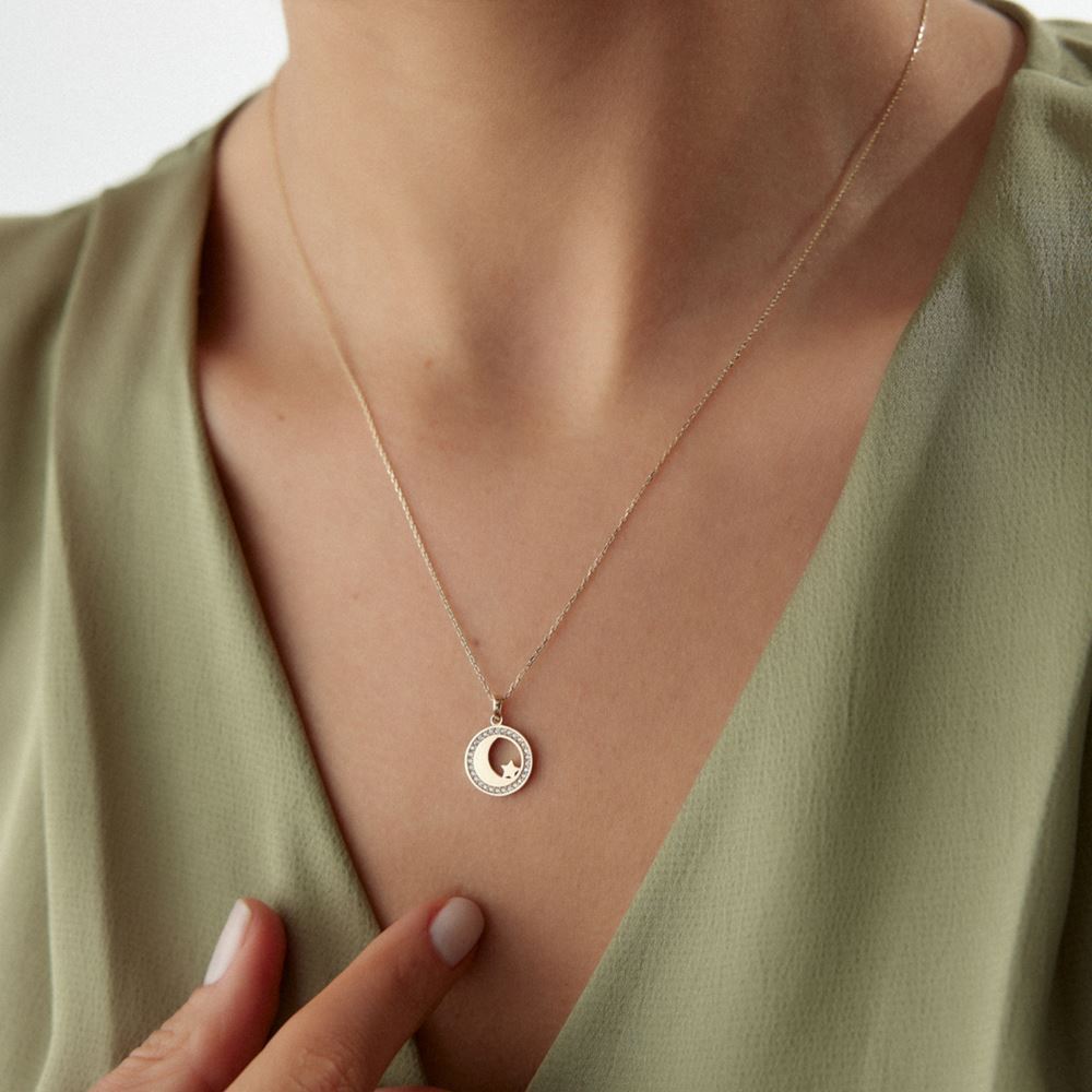 Hilal Yıldız Kolye