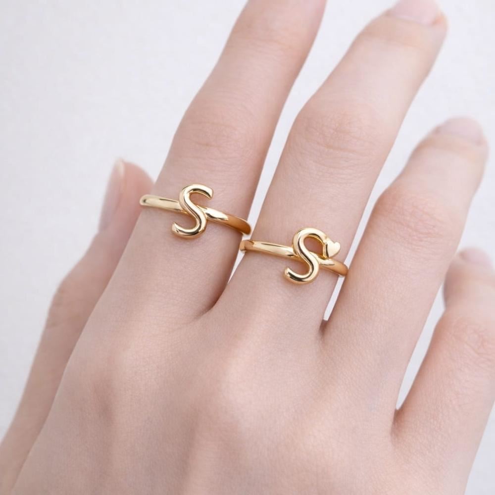 Balon Harfli Yüzük