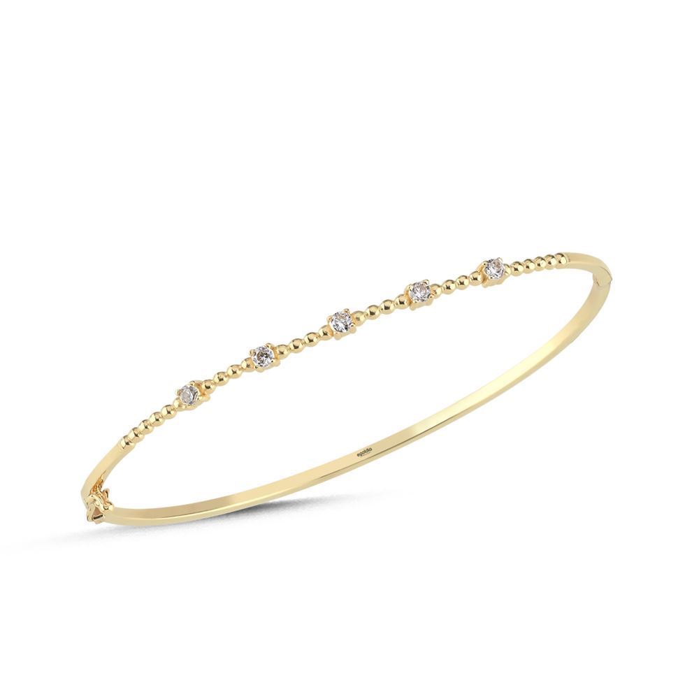 Baget Sıralı Taşlı Kelepçe