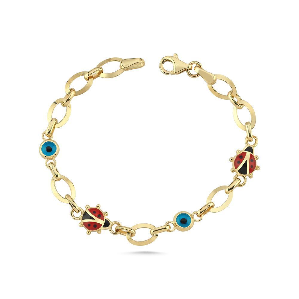 Uğur Böcekli Nazar Boncuklu Bileklik