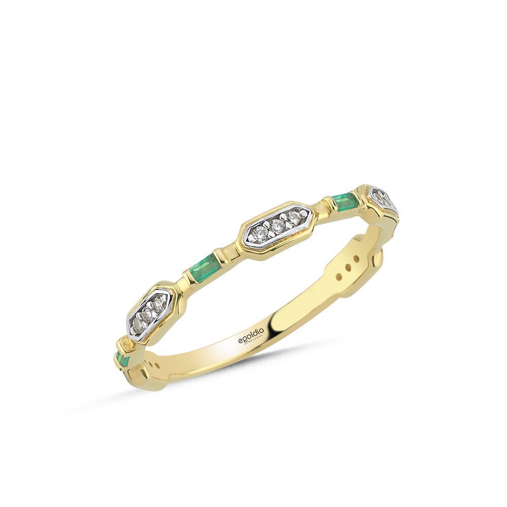 Mavi Baget Taşlı Yüzük