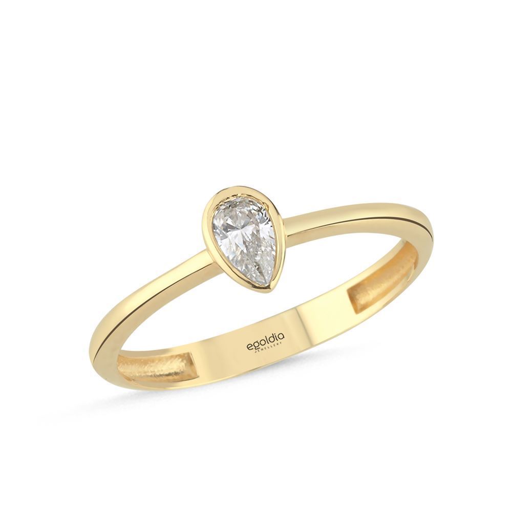 Damla Taşlı Yüzük