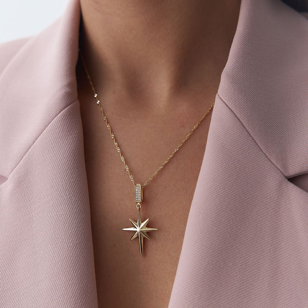 Kuzey Yıldızı Kolye Ucu