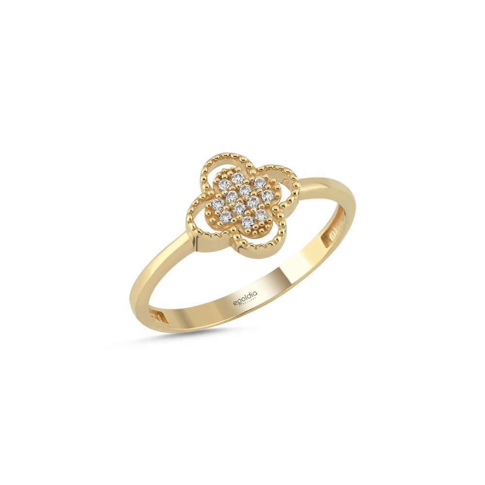 Yonca Taşlı Yüzük