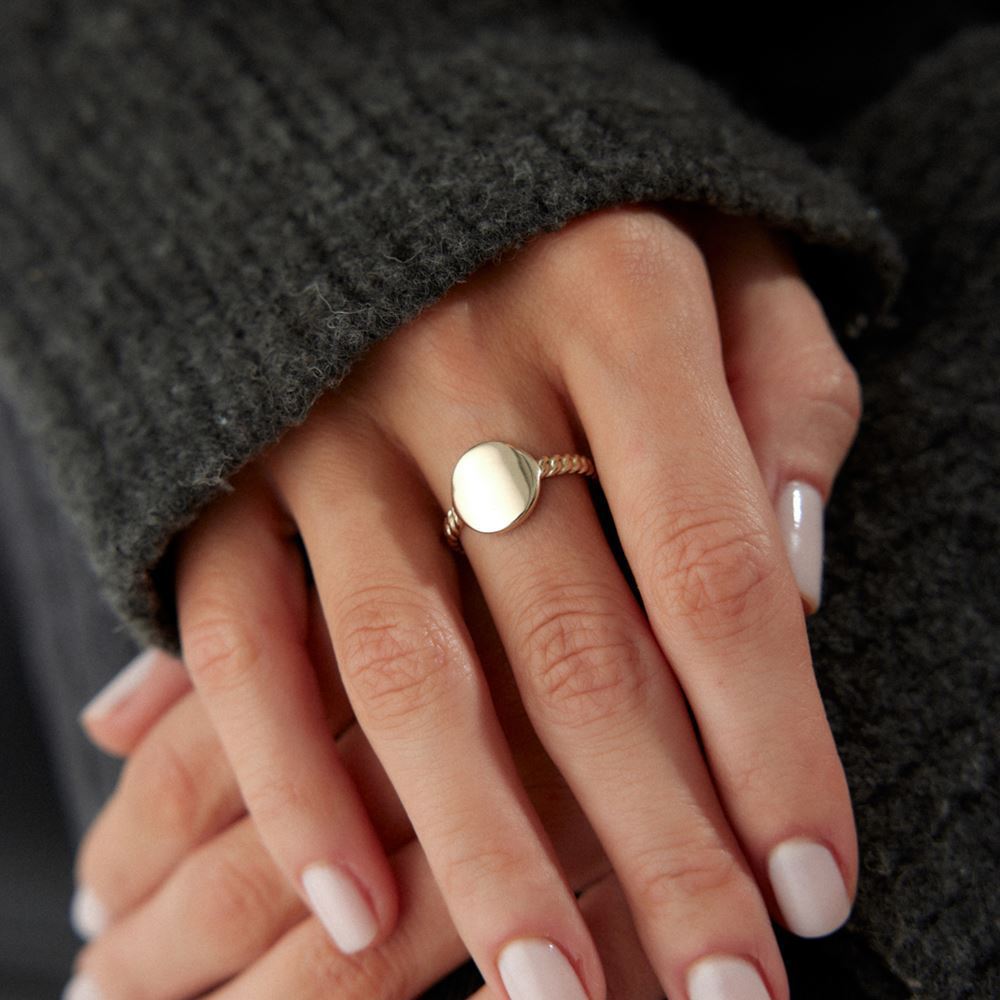 Burgu Plaka Tasarım Yüzük