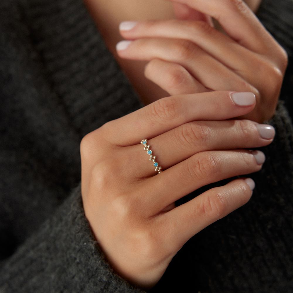 Firuze Taşlı Yüzük