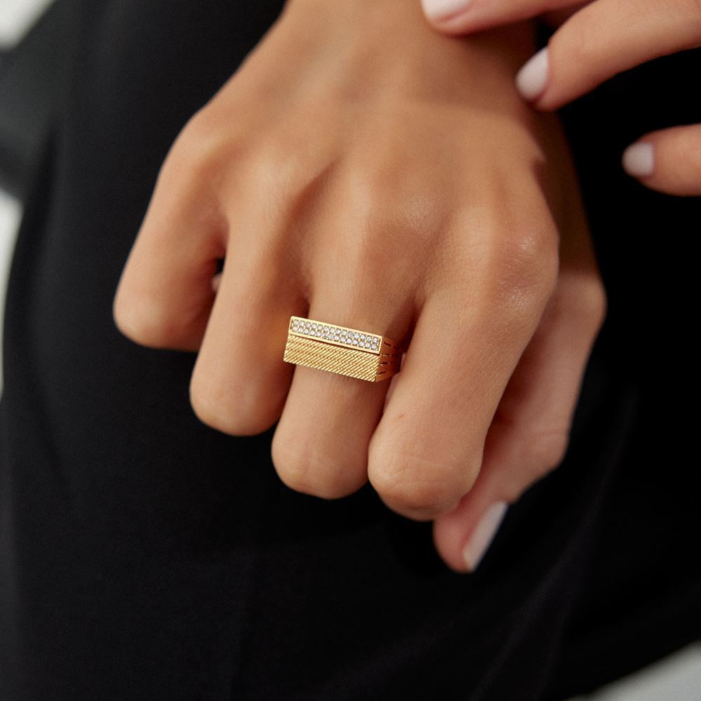 Geometrik Tasarım Taşlı Kalze