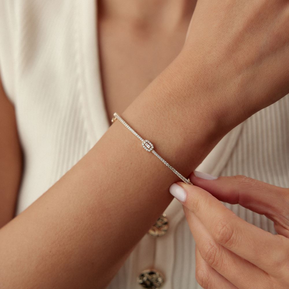 Baget Taşlı Kelepçe