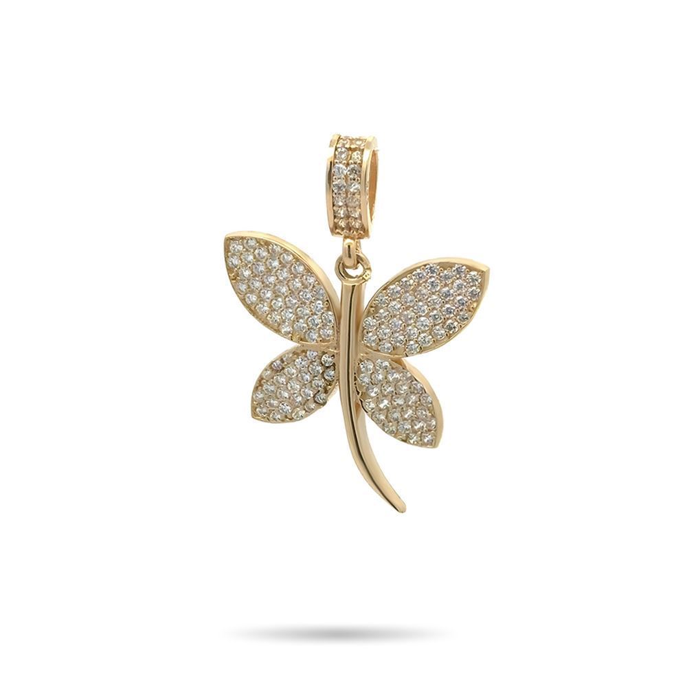 Kelebek Taşlı Kolye Ucu