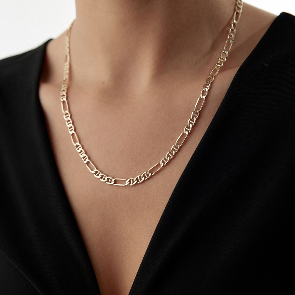 İtalyan Ataç Tasarım Kolye 50 Cm