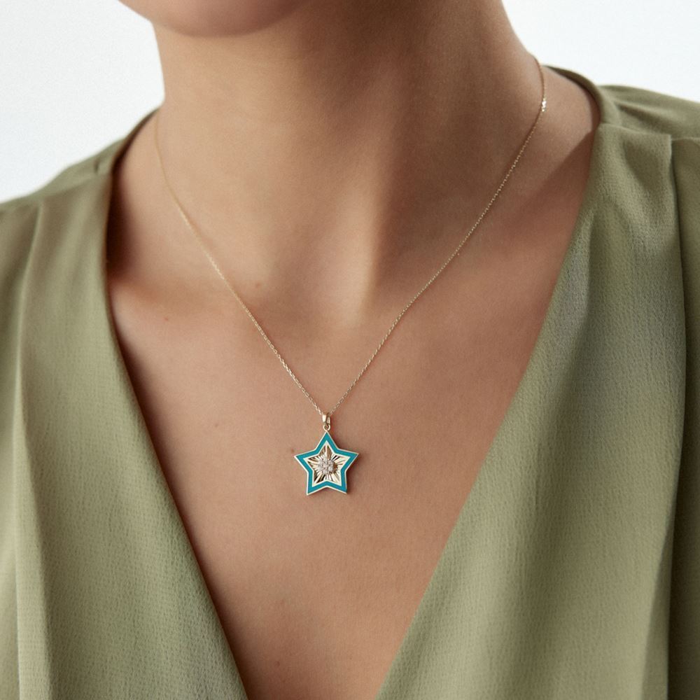 Yıldız Mineli Kolye