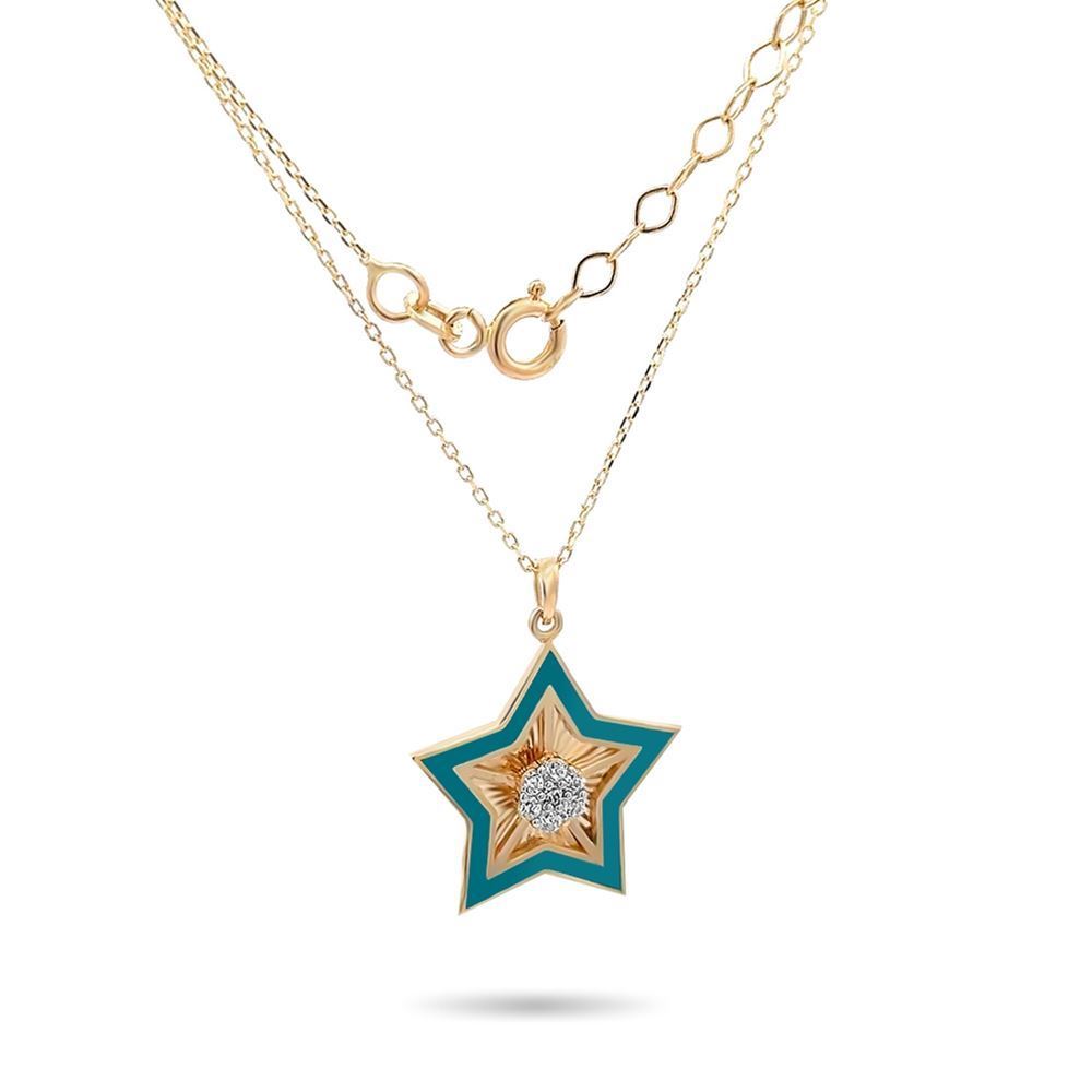 Yıldız Mineli Kolye