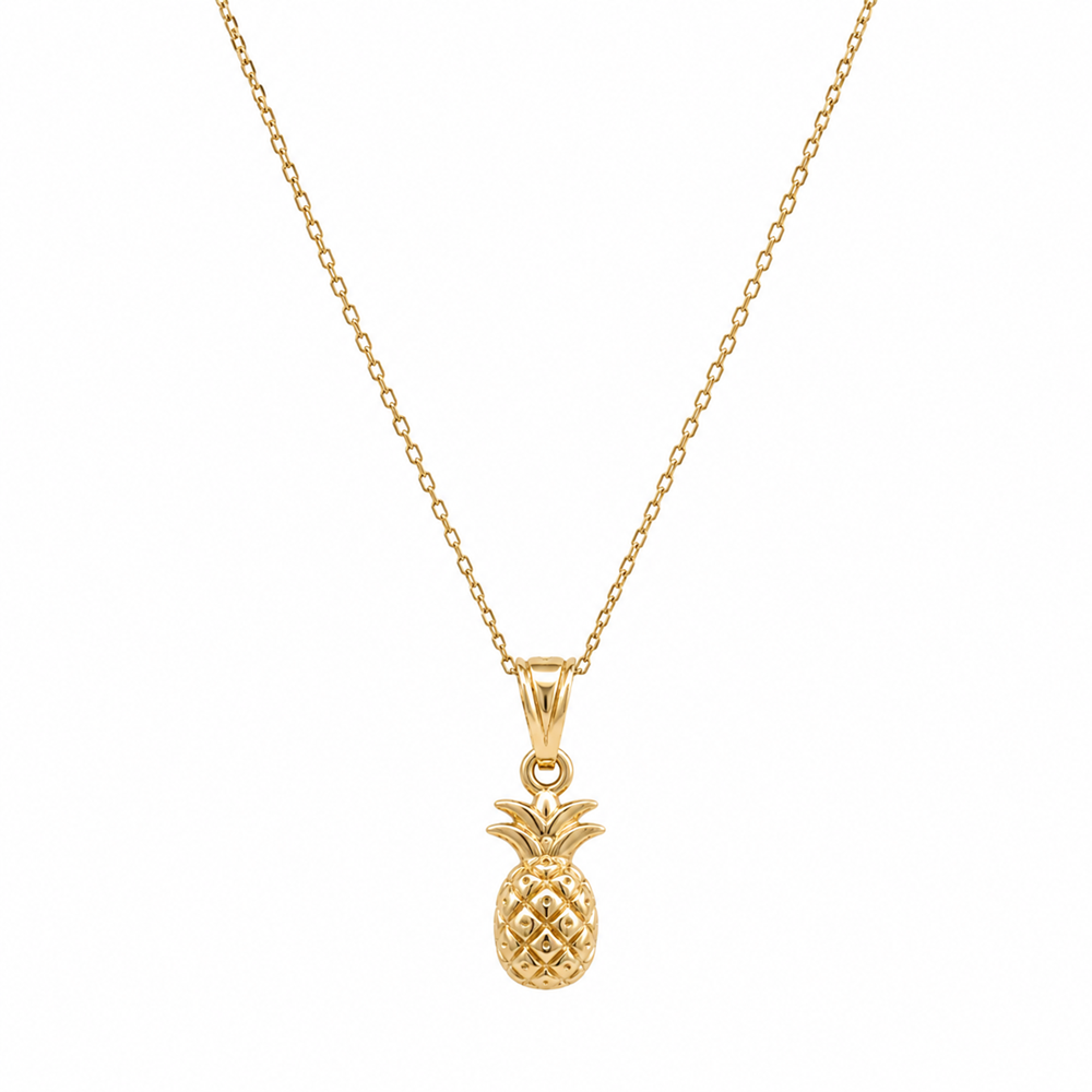 Ananas Tasarım Kolye(12 Mm*7 Mm 4.5Mm)