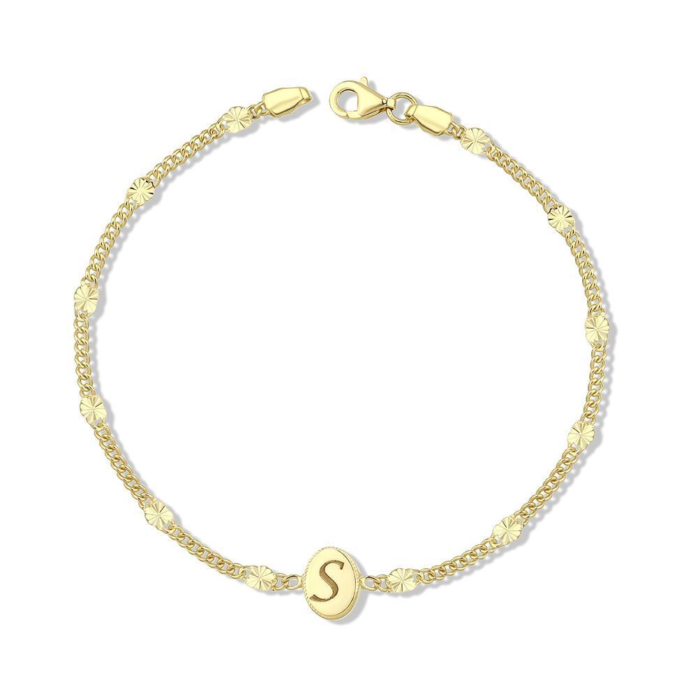 Kalemlı Kişiye Özel Oval Bileklik